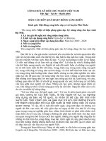 Một số biện pháp giáo dục kỹ năng sống cho học sinh lớp Một