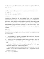 tiểu luận toàn cầu hóa kinh tế cách mạng công nghiệp 4 0 đến kinh doanh dịch vụ lữ hành  tại việt nam 