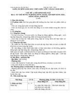 Giáo án môn thể dục lớp 1 chương trình mới năm 2020 - 2021 trọn bộ cả năm  bộ sách cánh diều