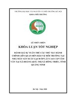 Đánh giá sự tuân thủ các thủ tục hành chính liên quan đến bảo vệ môi trường tại nhà máy sản xuất gạch ốp lát cao cấp tâm vân tại xã Hoàng Quế, thị xã Đông Triều, tỉnh Quảng Ninh