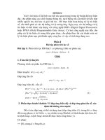 Bài giảng Xử Lý tín hiệu số nâng cao tuần 2