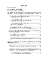 LV Thạc sỹ_một số giải pháp nhằm hoàn thiện chính sách thuế thu nhập cá nhân ở việt nam trong tiến trình hội nhập kinh tế quốc tế 