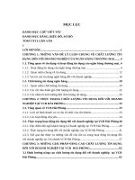 LV Thạc sỹ_nâng cao chất lượng tín dụng doanh nghiệp tại ngân hàng TMCP ngoại thương việt nam chi nhánh hải phòng 