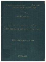 Đấu tranh phòng, chống tội phạm về ma tuý ở việt nam  