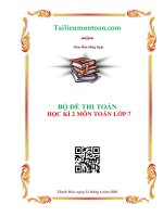 bo de thi toan hoc ki 2 lop 7 