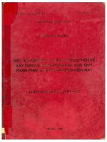Một số vấn đề lý luận và thực tiễn về xây dựng và ban hành văn bản quy phạm pháp luật ở việt nam hiện nay  