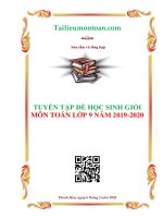 de thi hoc sinh gioi toan 9 nam 2019 2020 