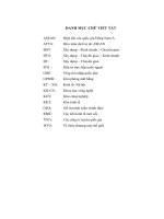 LV Thạc sỹ_một số giải pháp nhằm tăng cường thu hút vốn đầu tư trực tiếp nước ngoài FDI trên địa bàn tỉnh nghệ an  giai đoạn từ nay đến năm 2020 