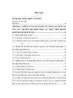 LV Thạc sỹ_ giải pháp hoàn thiện năng lực quản lý cho các trưởng bộ phận phục vụ trực tiếp tại các khách sạn 3 sao trên địa bàn hà nội 