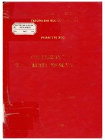Chế định án treo trong luật hình sự việt nam  