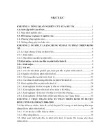 LV Thạc sỹ_đầu tư phát triển kinh tế huyện đô lương tỉnh nghệ an giai đoạn 2006 2020 