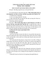 Một số biện pháp nâng cao chất lượng học văn miêu tả cho học sinh lớp 4 qua phân môn Tập làm văn