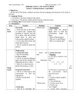 GIÁO án TIẾNG ANH 6 HK 1 SÁCH THÍ điểm 