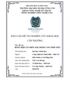 Bảng điện tử hiển thị thông tin thời tiết đề tài nghiên cứu khoa học 