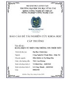 Bảng điện tử hiển thị thông tin thời tiết đề tài nghiên cứu khoa học 