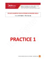 DAY 4   29 days sharpen your IELTS listening reading skills   IELTS fighter