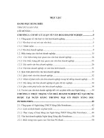 LV Thạc sỹ_xây dựng và phát triển văn hóa doanh nghiệp tại ngân hàng TMCP thương mại xăng dầu petrolimex 