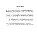 LV Thạc sỹ_đổi mới quy trình lập kế hoạch phát triển kinh tế   xã hội hàng năm cấp quốc gia ở việt nam  