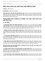 nen mua nha xay san hay mua dat tu xay 