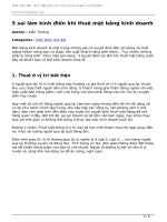 5 sai lam kinh dien khi thue mat bang kinh doanh 