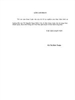 PHÁT TRIỂN NGUỒN NHÂN LỰC CỦA ĐÀI TIẾNG NÓI VIỆT NAM KHI TRỞ THÀNH TỔ HỢP TRUYỀN THÔNG ĐA PHƯƠNG TIỆN - LUẬN VĂN QUẢN TRỊ KINH DOANH