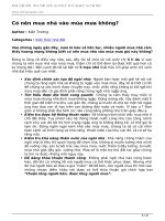 co nen mua nha vao mua mua khong 