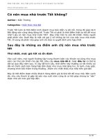 co nen mua nha truoc tet khong 