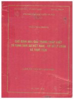 Chế định hoà giải trong pháp luật tố tụng dân sự việt nam   cơ sở lý luận và thực tiễn  