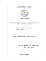 Xây dựng hệ thống quản lý và tổ chức thi tuyển công chức tỉnh Đồng Nai: luận văn thạc sĩ