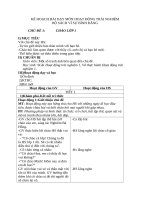 Chủ đề 1 chào lớp 1