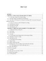 Nghiên cứu và hoàn thiện mô hình kho hàng tự động