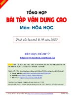 BÀI tập vận DUNG CAO   vô cơ (1)