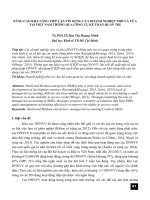 Nâng cao khả năng tiếp cận tín dụng của doanh nghiệp nhỏ và vừa tại Việt Nam thông qua công cụ kế toán quản trị