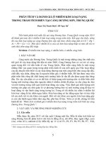 Phân tích và đánh giá ô nhiễm kim loại nặng trong trầm tích biển tại cảng Dương Sơn, Trung Quốc