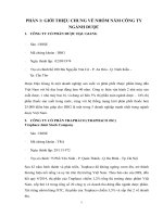 tiểu luận phân tích báo cáo tài chính phân tích khoản mục tài sản cố định trong báo cáo tài chính của các doanh nghiệp ngành dược 