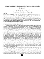 Kiểm toán nội bộ và định hướng phát triển kiểm toán nội bộ