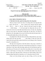 Báo cáo 10 năm thực hiện Nghị quyết 6a của TLĐ về tiếp tục đổi mới nội dụng phương thức và nâng cao chất lượng hoạt động của CĐCS