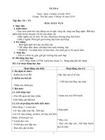 Giáo án lớp 2 tuần 6 năm học 2018 – 2019