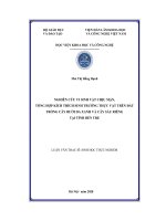 luận văn thạc sĩ nghiên cứu vi sinh vật chịu mặn, tổng hợp kích thích sinh trưởng thực vật trên đất trồng cây bưởi da xanh và cây sầu riêng tại tỉnh bến tre 