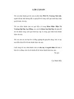 Xác định vị trí sự cố cáp ngầm lưới phân phối: luận văn thạc sĩ