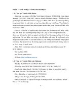 tiểu luận phân tích báo cáo tài chính phân tích hạng mục tài sản cố định của một số doanh nghiệp thủy sản việt nam giai đoạn 2015 – 2018 