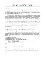 chuyên đề môn tin học DFS và các ỨNG DỤNG 