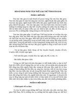 chuyên đề rèn kĩ năng phân tích thể loại trữ tình dân gian