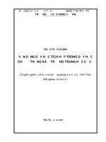 Vận dụng dạy học tích hợp trong dạy học chủ đề thống kê ở trường trung học cơ sở (luận văn thạc sĩ) 