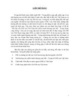 tiểu luận kinh tế khu vực thu hút vốn FDI vào việt nam khi chiến tranh thương mại mỹ – trung đang căng thẳng 