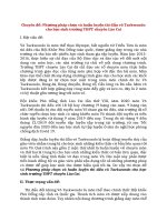 Chuyên đề  phương pháp chọn và huấn luyện thi đấu võ taekwondo cho học sinh trường THPT chuyên lào cai 