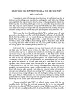 chuyên đề rèn kỹ năng cảm thụ thơ trung đại cho học sinh thpt