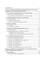 Đồ án: Hệ thống tự động hóa quản lý toà nhà building management system ( BMS)