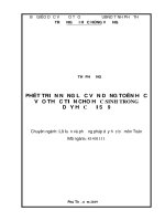 Phát triển năng lực vận dụng toán học vào thực tiễn cho học sinh trong dạy học đại số 9 (luận văn thạc sĩ) 