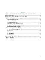 Bài tập nhóm Quản lý học: Cơ cấu tổ chức Công ty Cổ phần Bia Hà Nội - Hải Phòng